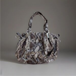 B. Makowsky Shoulder Bag Snakeskin Purse
